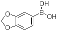 3,4-Methylenedioxyphenylboronic acid molecular structure (CAS 94839-07-3)