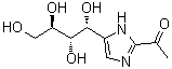 structure of CAS# 94944-70-4, 1-[5-[(1R,2S,3R)-1,2,3,4-Tetrahydroxybutyl]-1H-imidazol-2-yl]ethanone