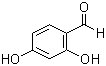 结构式 CAS# 95-01-2, 2,4-二羟基苯甲醛