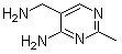 structure of CAS# 95-02-3, 4-Amino-5-aminomethyl-2-methylpyrimidine;2-Methyl-4-amino-5-(aminomethyl)pyrimidine; Grewe diamine; 5-(Aminomethyl)-4-amino-2-methylpyrimidine