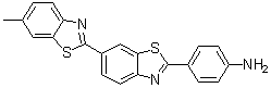 2'-(p-Aminophenyl)-6-methyl-2,6'-bibenzothiazole molecular structure (CAS 95-22-7)