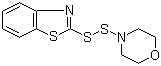 structure of CAS# 95-32-9, 2-(Morpholinodithio)benzothiazole;2-(Morpholin-4-yldithio)-1,3-benzothiazole