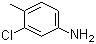 3-氯对甲苯胺分子结构 (CAS 95-74-9)