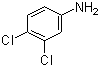 structure of CAS# 95-76-1, 3,4-Dichloroaniline;1-Amino-3,4-Dichlorobenzene; 3,4-Dichlorobenzenamine; 3,4-DCA