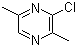3-氯-2,5-二甲基吡嗪分子结构 (CAS 95-89-6)