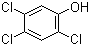 结构式 CAS# 95-95-4, 2,4,5-三氯苯酚