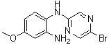 N1-(5-Bromo-2-pyrazinyl)-4-methoxy-1,2-benzenediamine molecular structure (CAS 950845-96-2)