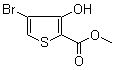 4-Bromo-3-hydroxythiophene-2-carboxylic acid methyl ester molecular structure (CAS 95201-93-7)