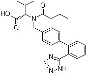 结构式 CAS# 952652-79-8, (S)-N-丁酰基-N-([2'-(1H-四唑-5-基)联苯-4-基]甲基)缬氨酸