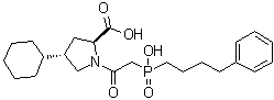 结构式 CAS# 95399-71-6, 福辛普利酸