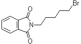 structure of CAS# 954-81-4, N-(5-Bromopentyl)phthalimide;2-(5-Bromopentyl)-1H-isoindole-1,3(2H)-dione