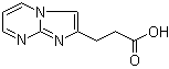 结构式 CAS# 956101-01-2, 咪唑并[1,2-a]嘧啶-2-丙酸
