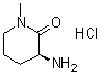 structure of CAS# 956109-56-1, (3S)-3-Amino-1-methyl-2-piperidinone hydrochloride