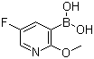 structure of CAS# 957120-32-0, (5-Fluoro-2-methoxypyridin-3-yl)boronic acid