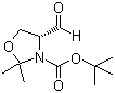 structure of CAS# 95715-87-0, (R)-(+)-3-Boc-2,2-dimethyloxazolidine-4-carboxaldehyde;tert-Butyl (R)-4-formyl-2,2-dimethyl-3-oxazolidinecarboxylate