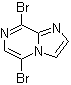 结构式 CAS# 957344-74-0, 5,8-二溴咪唑并[1,2-a]吡嗪