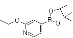 结构式 CAS# 957346-47-3, 2-乙氧基吡啶-4-硼酸频哪醇酯