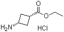 结构式 CAS# 957793-35-0, 顺式-3-氨基环丁酸乙酯盐酸盐; 顺式-3-氨基环丁烷羧酸乙酯盐酸盐