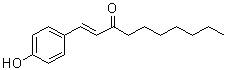 structure of CAS# 958631-84-0, (1E)-1-(4-Hydroxyphenyl)-1-decen-3-one;Alpininone