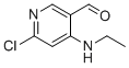 结构式 CAS# 959163-01-0, 6-氯-4-(乙氨基)-3-吡啶甲醛
