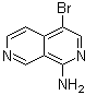 4-Bromo-2,7-naphthyridin-1-amine molecular structure (CAS 959558-28-2)