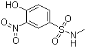 4-羟基-N-甲基-3-硝基苯磺酰胺分子结构 (CAS 96-58-2)