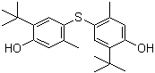 结构式 CAS# 96-69-5, 4,4'-硫代双(6-特丁基间甲酚); 抗氧剂 300