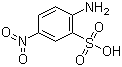 structure of CAS# 96-75-3, 2-Amino-5-nitrobenzenesulfonic acid;p-Nitroaniline-o-sulfonic acid