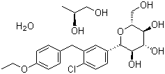 Forxiga分子结构 (CAS 960404-48-2)