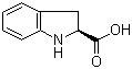 structure of CAS# 96056-64-3, (S)-(-)-Indoline-2-carboxylic acid;(2S)-Indoline-2-carboxylic acid; (2S)-2,3-Dihydro-1H-indole-2-carboxylic acid