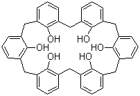 structure of CAS# 96107-95-8, Calix[6]arene;Calix[6]arenehexol; H 0713; p-H-Calix[6]arene; Heptacyclo[31.3.1.13,7.19,13.115,19.121,25.127,31]dotetraconta-1(37),3,5,7(42),9,11,13(41),15,17,19(40),21,23,25(39),27,29,31(38),33,35-octadecaene-37,38,39,40,41,42-hexol