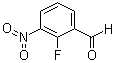 结构式 CAS# 96516-29-9, 2-氟-3-硝基苯甲醛