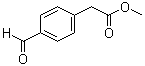 structure of CAS# 96524-70-8, 4-Formylbenzeneacetic acid methyl ester;(4-Formylphenyl)acetic acid methyl ester; Methyl (4-formylphenyl)acetate; Methyl (p-formylphenyl)acetate; Methyl 2-(4-formylphenyl)acetate