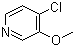 structure of CAS# 96628-70-5, 4-Chloro-3-methoxypyridine