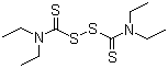 结构式 CAS# 97-77-8, 二硫化四乙基秋兰姆; 双硫醒; 戒酒硫