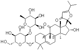 结构式 CAS# 97230-46-1, 苦玄参苷 IB