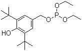 structure of CAS# 976-56-7, Diethyl 3,5-di-tert-butyl-4-hydroxybenzyl phosphate;Antioxidant 1222