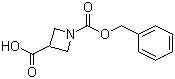 Azetidine-1,3-dicarboxylic acid 1-benzyl ester molecular structure (CAS 97628-92-7)