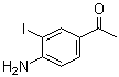 4'-氨基-3'-碘苯乙酮分子结构 (CAS 97776-06-2)