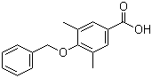 结构式 CAS# 97888-80-7, 4-苄氧基-3,5-二甲基苯甲酸