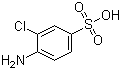 structure of CAS# 98-35-1, 4-Amino-3-chlorobenzenesulfonic acid;3-Chlorosulphanilic acid