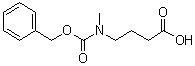 结构式 CAS# 98008-66-3, 4-[[(苄氧基)羰基]甲基氨基]丁酸