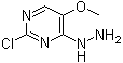 structure of CAS# 98021-95-5, 2-Chloro-4-hydrazinyl-5-methoxypyrimidine