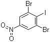structure of CAS# 98137-96-3, 3,5-Dibromo-4-iodonitrobenzene;1,3-Dibromo-2-iodo-5-nitrobenzene