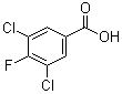 结构式 CAS# 98191-30-1, 3,5-二氯-4-氟苯甲酸