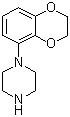 structure of CAS# 98224-03-4, Eltoprazine;N-(2,3-Dihydrobenzo[1,4]dioxin-5-yl)piperazine