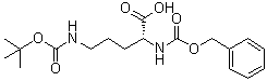 N5-[(1,1-Dimethylethoxy)carbonyl]-N2-[(phenylmethoxy)carbonyl]-D-ornithine molecular structure (CAS 98264-52-9)