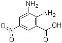 structure of CAS# 98279-87-9, 2,3-Diamino-5-nitrobenzoic acid