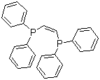 structure of CAS# 983-80-2, cis-1,2-Bis(diphenylphosphine)ethene;cis-1,2-Bis(diphenylphosphine)ethylene; cis-Bis(diphenylphosphino)ethylene; cis-Vinylenebis[diphenylphosphine]