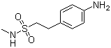 structure of CAS# 98623-16-6, 4-Amino-N-methylbenzeneethanesulfonamide